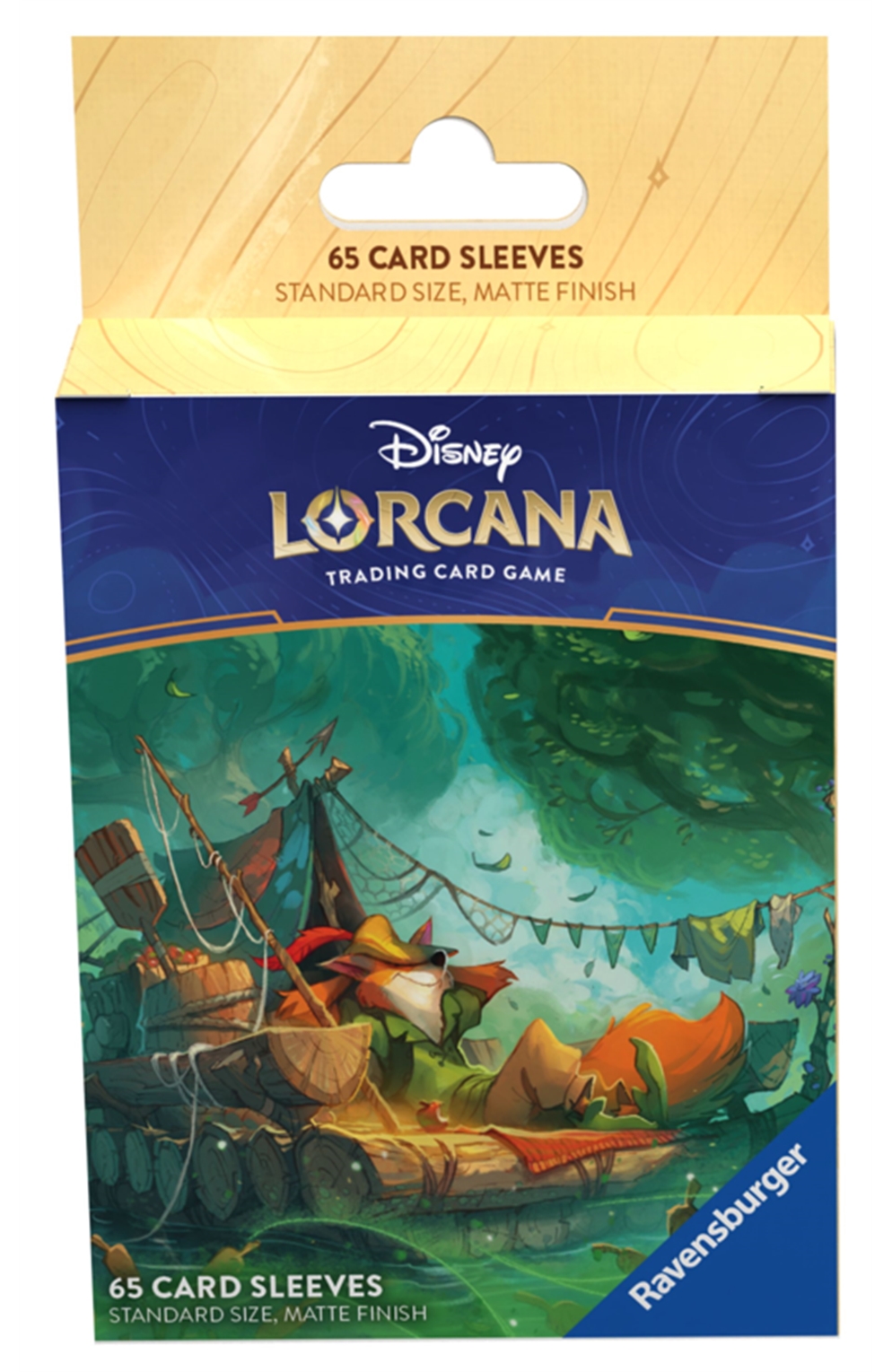 Disney Lorcana Tcg: Into The Inklands Card Sleeves - Robin Hood (65)