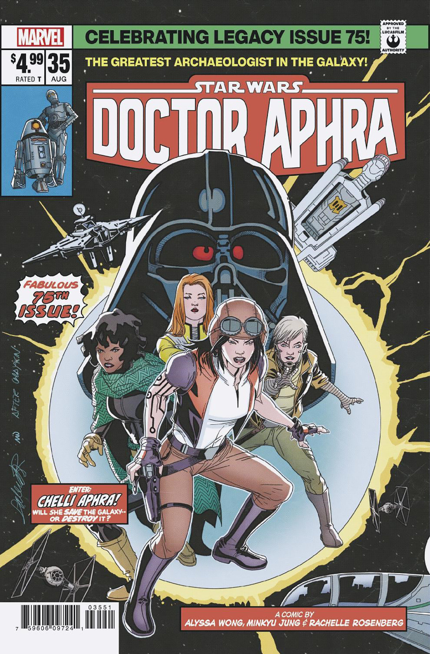 Star Wars Doctor Aphra #35 Salvador Larroca Homage Variant (Dark Droids)