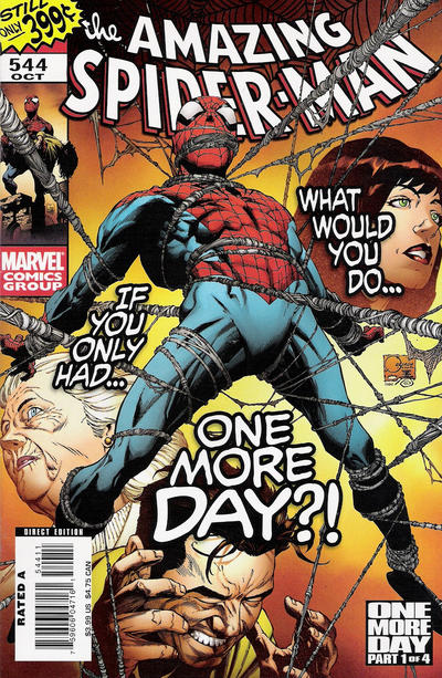The Amazing Spider-Man #544 [Direct Edition - Joe Quesada Cover] - Fn/Vf 