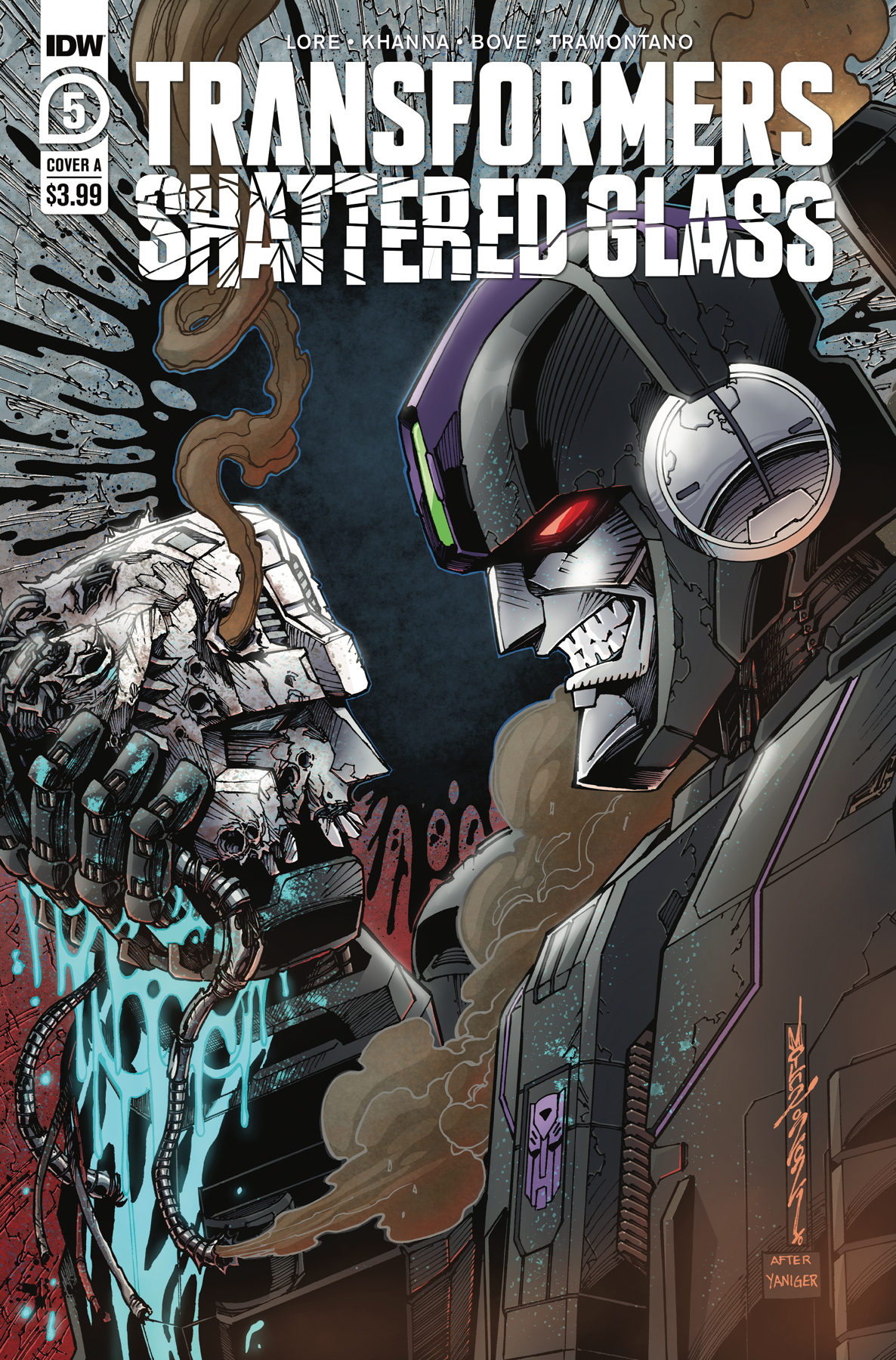 Transformers Shattered Glass #5 Cover A Milne (Of 5)
