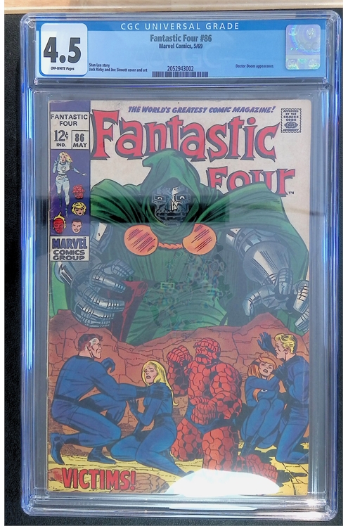 Fantastic Four #86 [1969] - Cgc 4.5