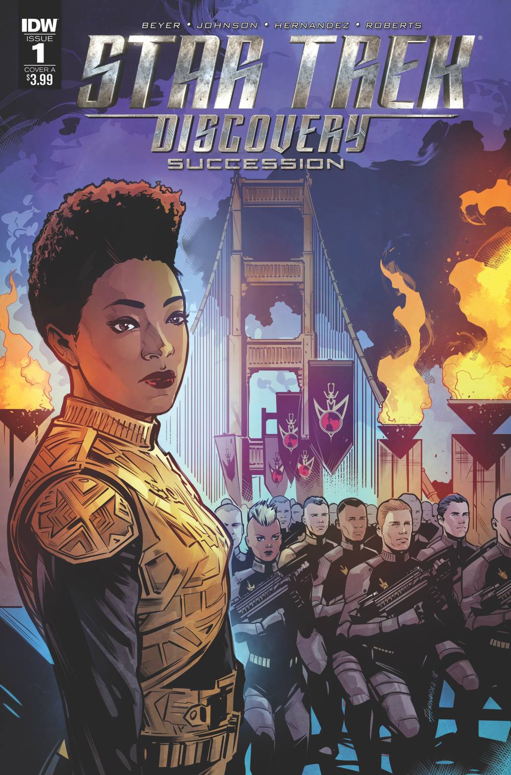 Star Trek Discovery Succession #1 Cover A Hernandez