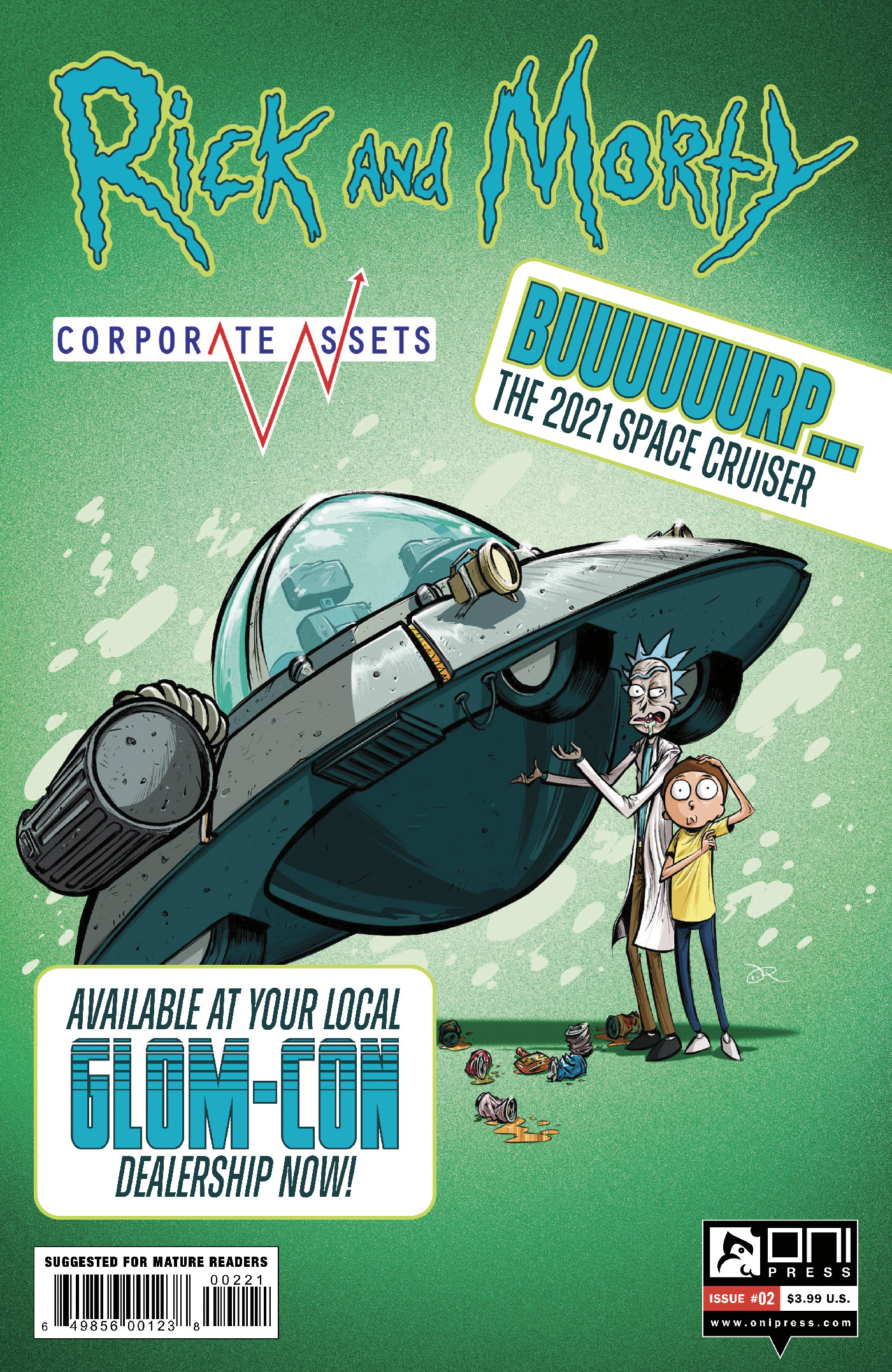 Rick and Morty Corporate Assets #2 Cover B Lee