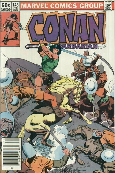 Conan The Barbarian #143 [Newsstand]-Very Good (3.5 – 5)