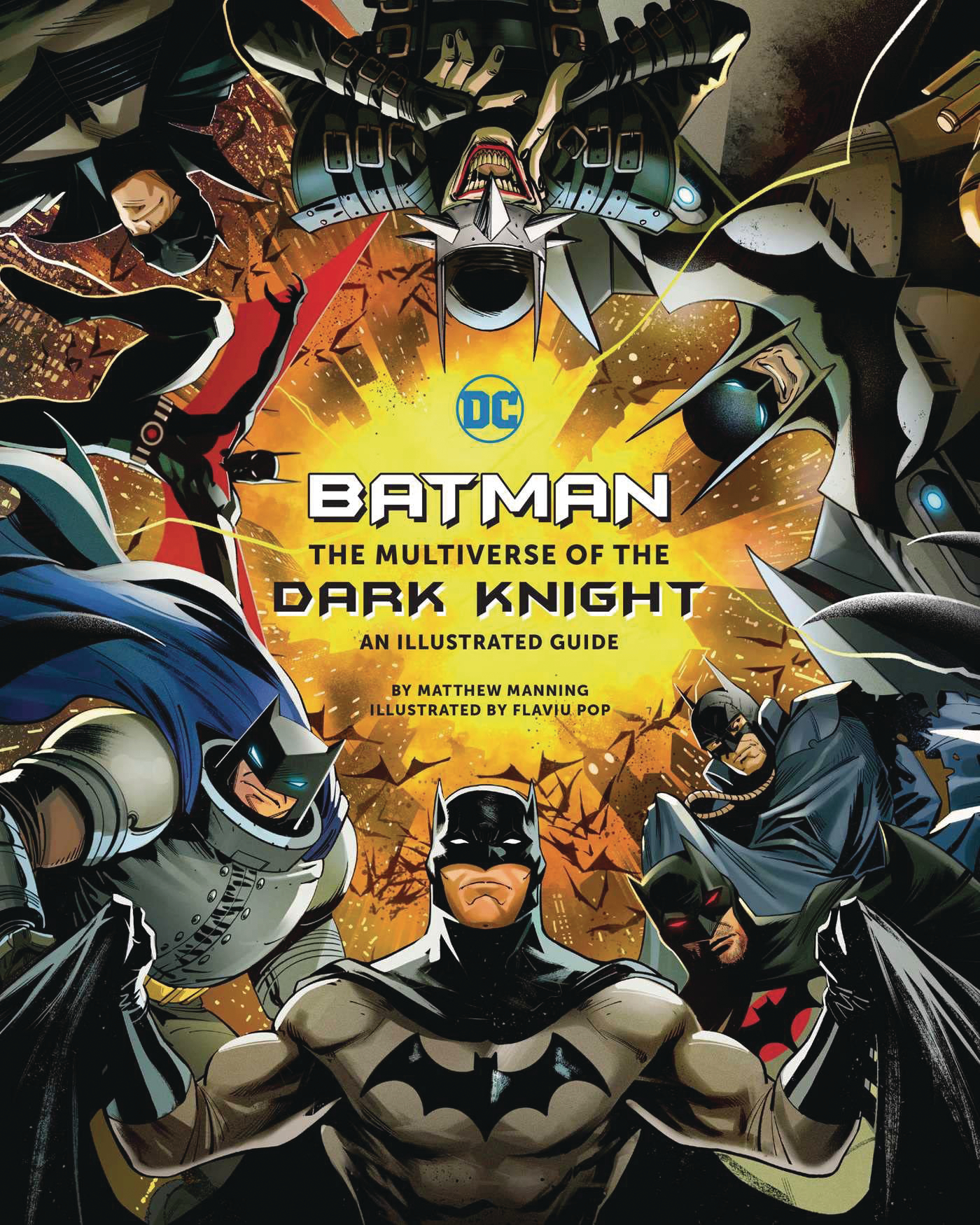 Batman Multiverse of Dark Knight Illustrated Guide Hardcover