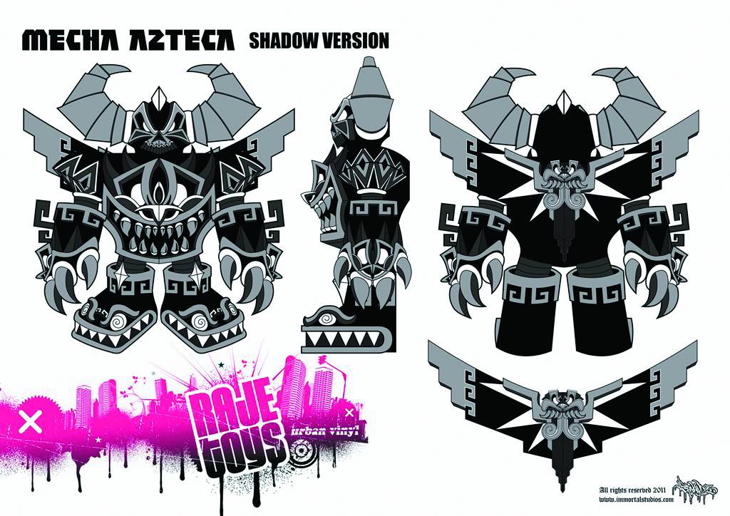 Mecha Azteca Vinyl Figure