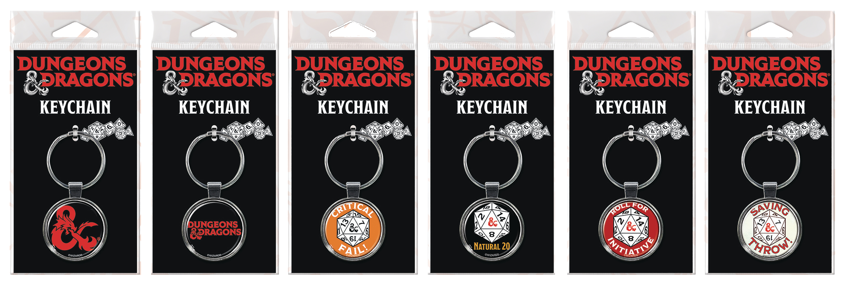 Dungeons & Dragons 36 Piece Keychain Assortment