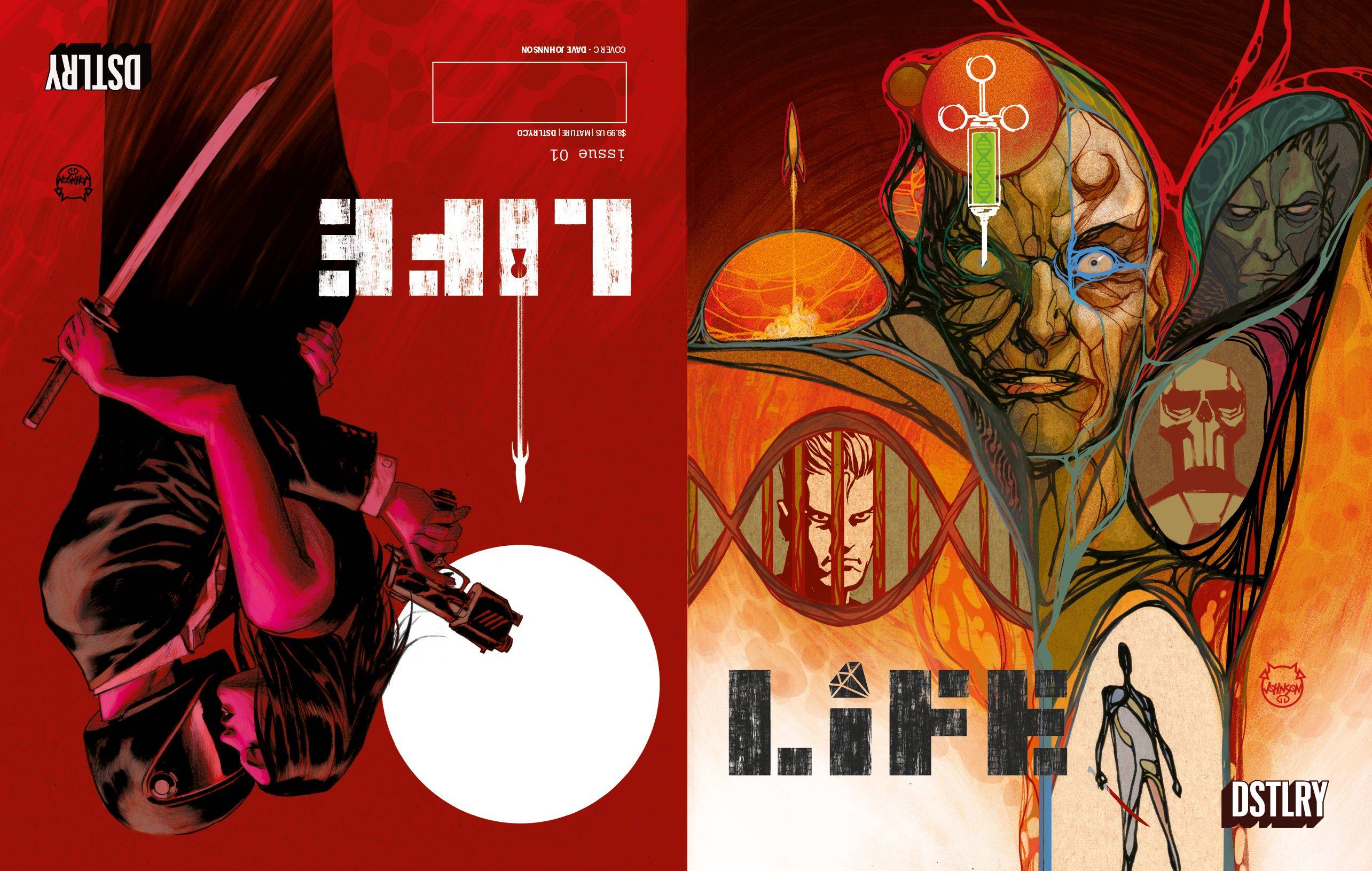 Life #1 Cover C 1 for 10 Incentive Dave Johnson Variant (Mature) (Of 6)