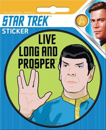 Star Trek Live Long And Prosper Sticker