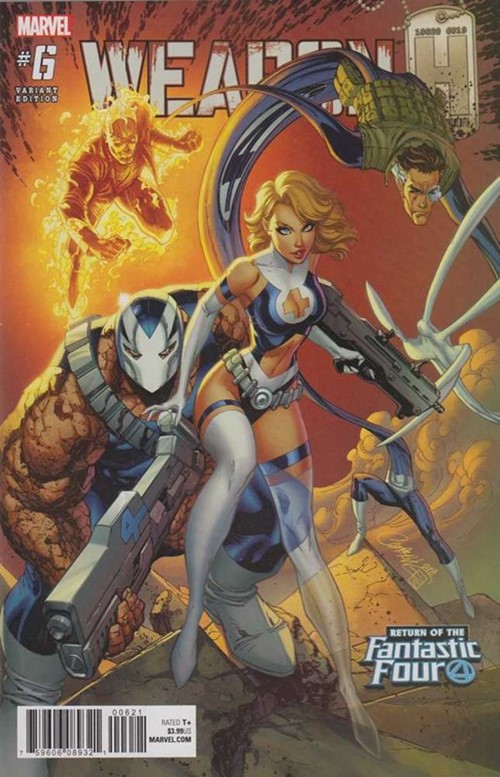 Weapon H #6 J Scott Campbell Return of Fantastic Four Variant