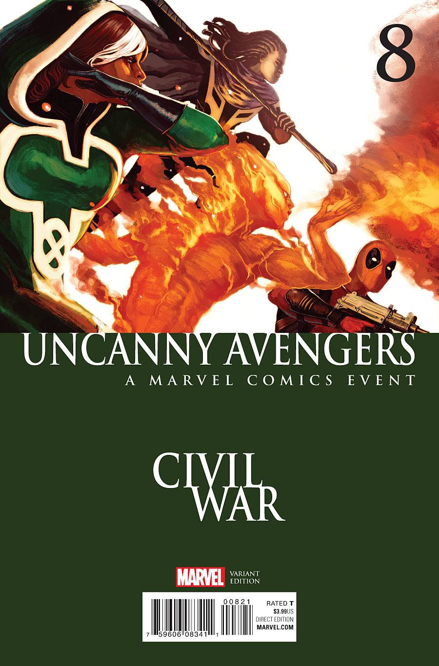 Uncanny Avengers #8 Civil War Variant Aso (2015)