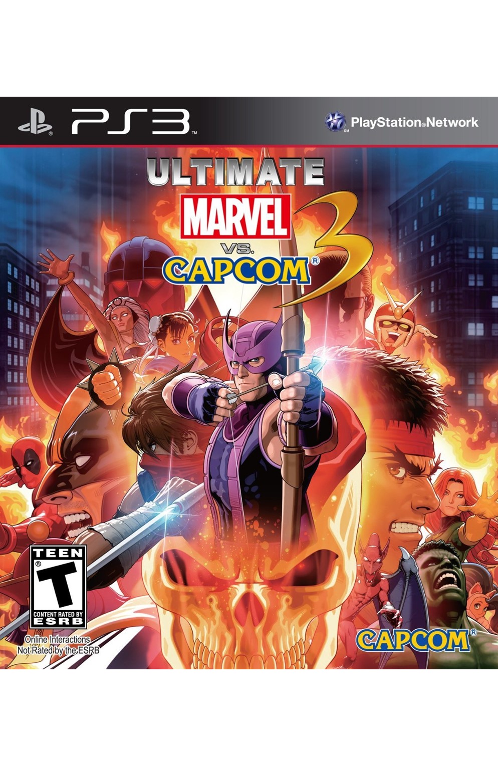 Playstation 3 Ps3 Ultimate Marvel Vs Capcom 3