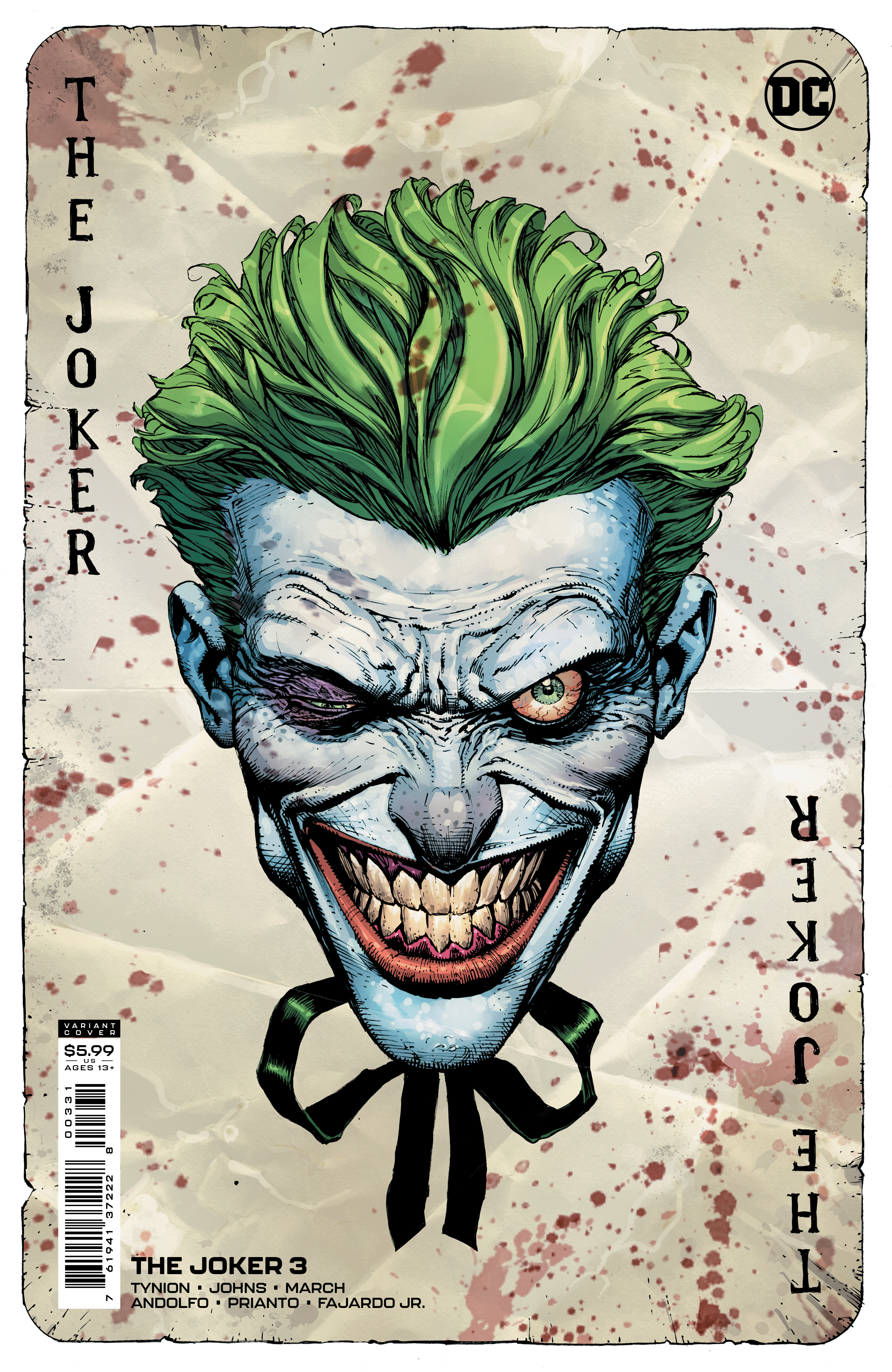 Joker #3 Cover B David Finch Variant
