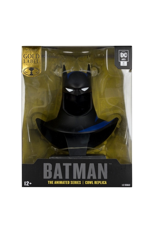 ***Pre-Order*** DC Direct Mini Replica 1/3 Batman The Animated Series Cowl (Gold Label)