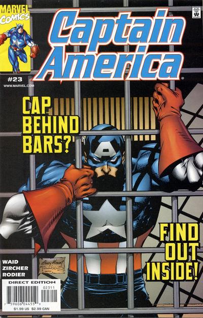Captain America #23 [Direct Edition] - Vf