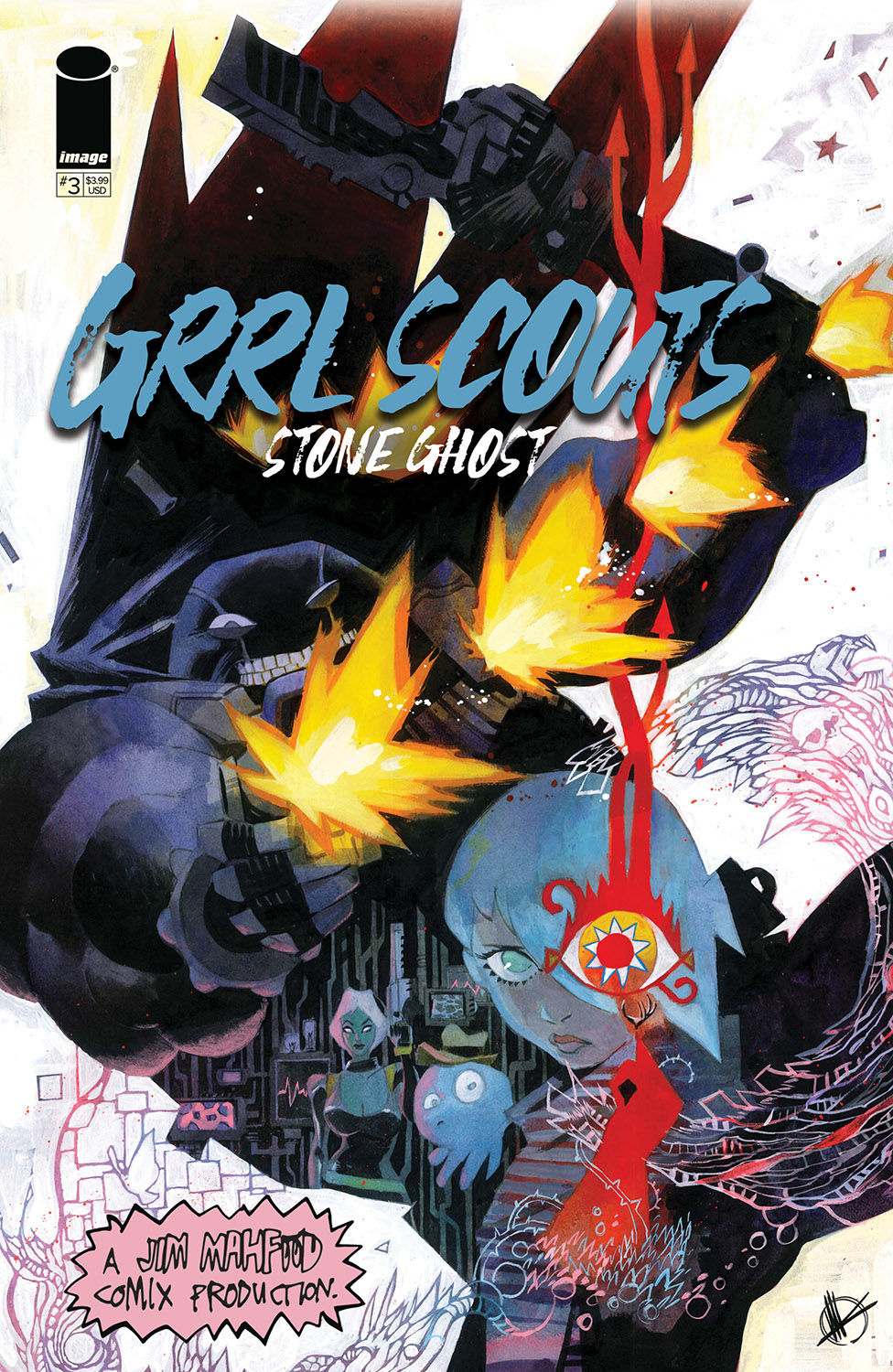 Grrl Scouts Stone Ghost #3 Cover B Scalera (Mature) (Of 6)