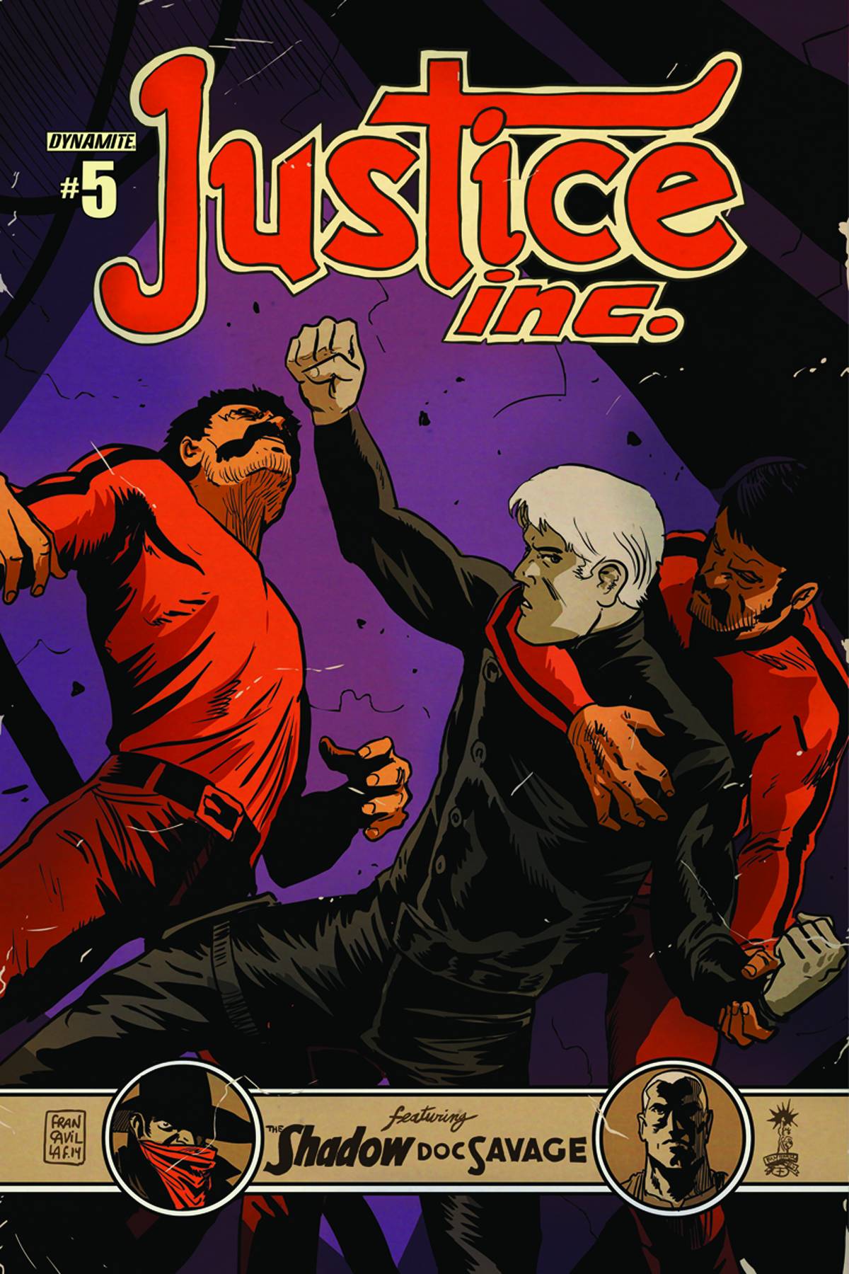 Justice Inc #5 Cover B Francavilla Variant