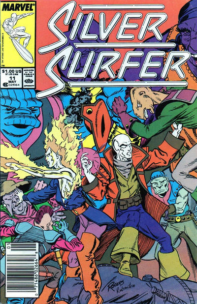 Silver Surfer #11 [Newsstand]-Fine (5.5 – 7)