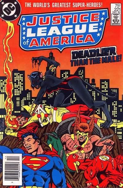 Justice League of America #221 [Newsstand]-Very Good (3.5 – 5)