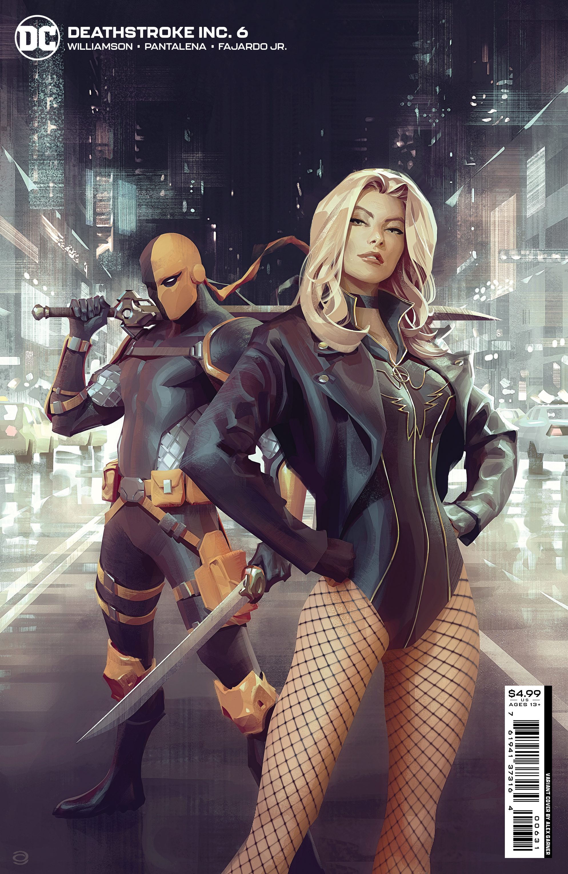 Deathstroke Inc #6 Cover C 1 for 25 Incentive Cover Alex Garner Card Stock Variant (2021)