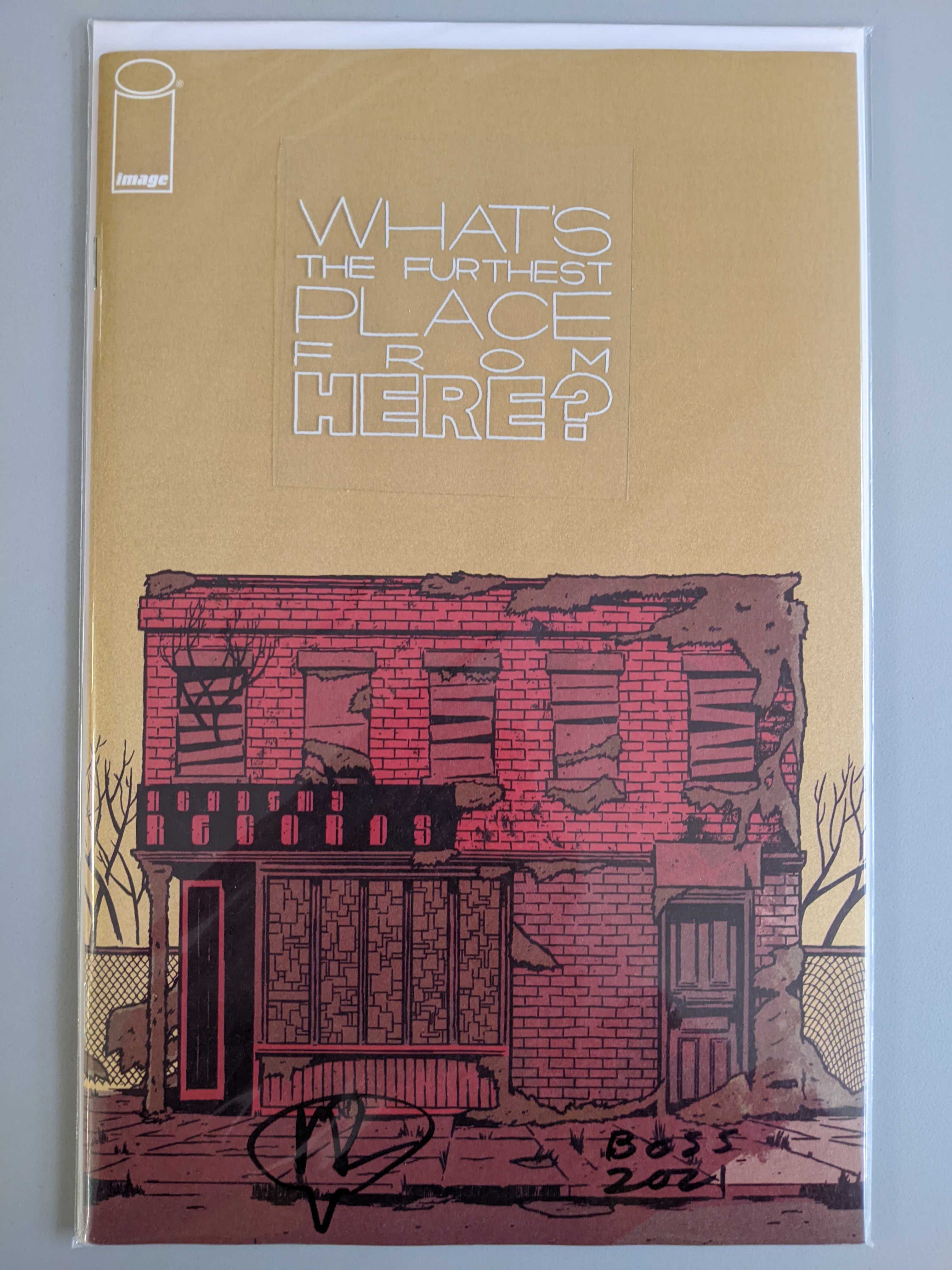 What's The Furthest Place From Here Retailer Preview Signed Virgin Variant