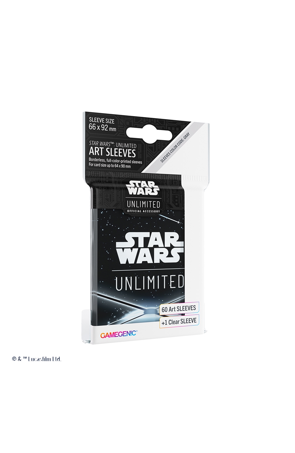 Star Wars Unlimited TCG: Art Sleeves Card Back Black