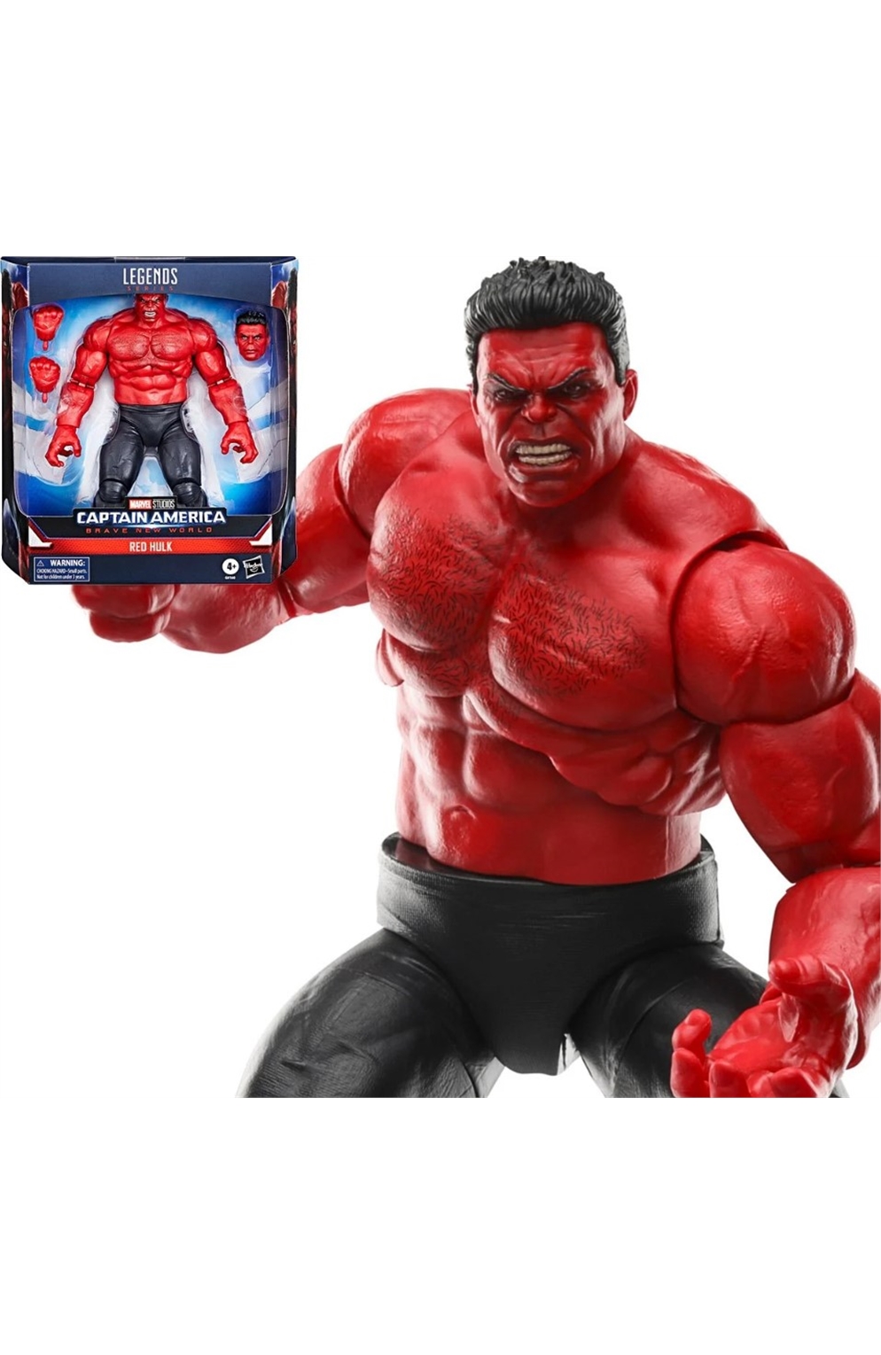 Captain America: Brave New World Red Hulk Deluxe 6-Inch Action Figure