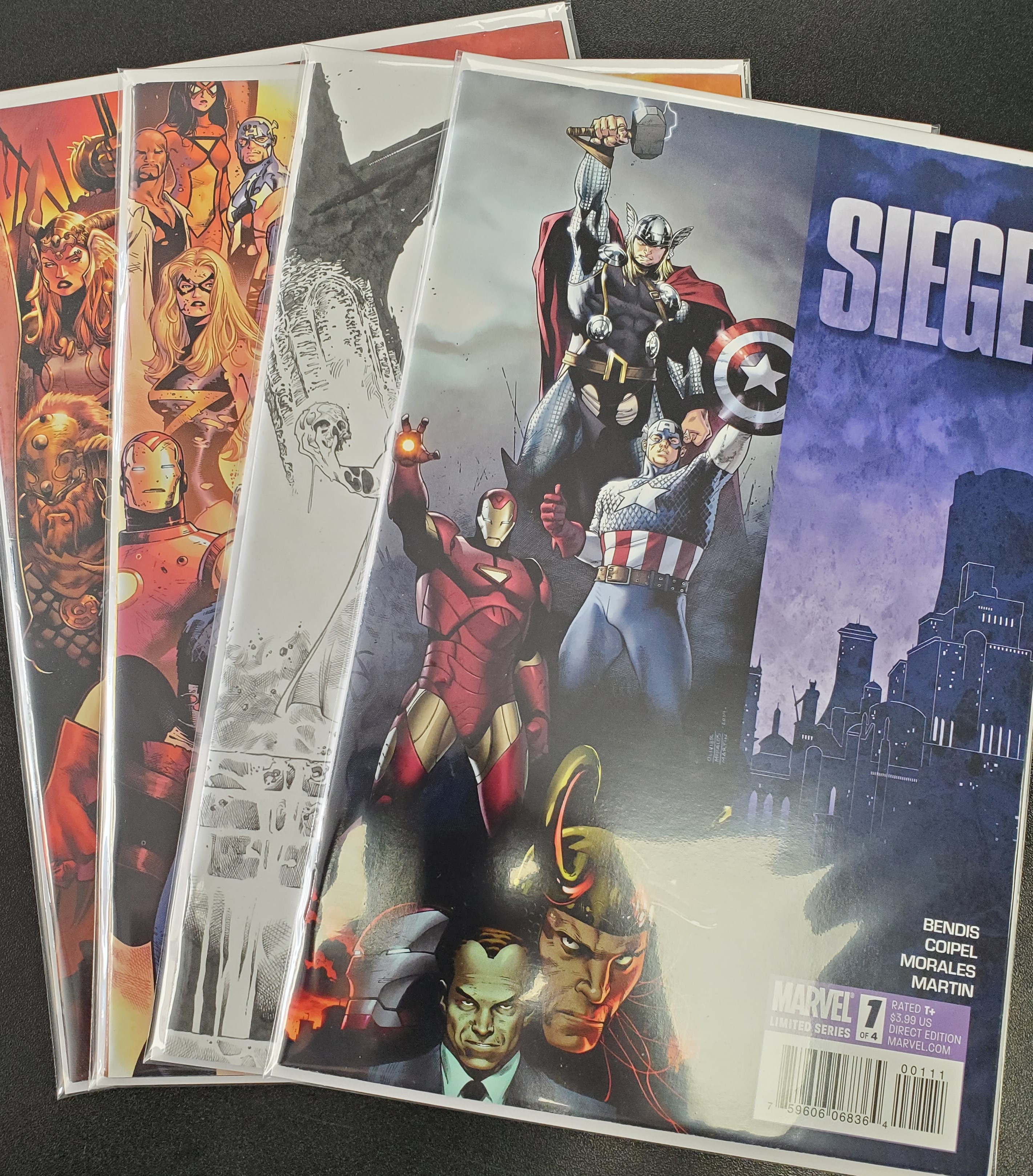 Siege #1-4 (Marvel 2010) Set