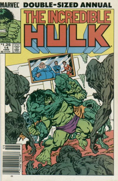 The Incredible Hulk Annual #14 [Newsstand]-Fine (5.5 – 7)