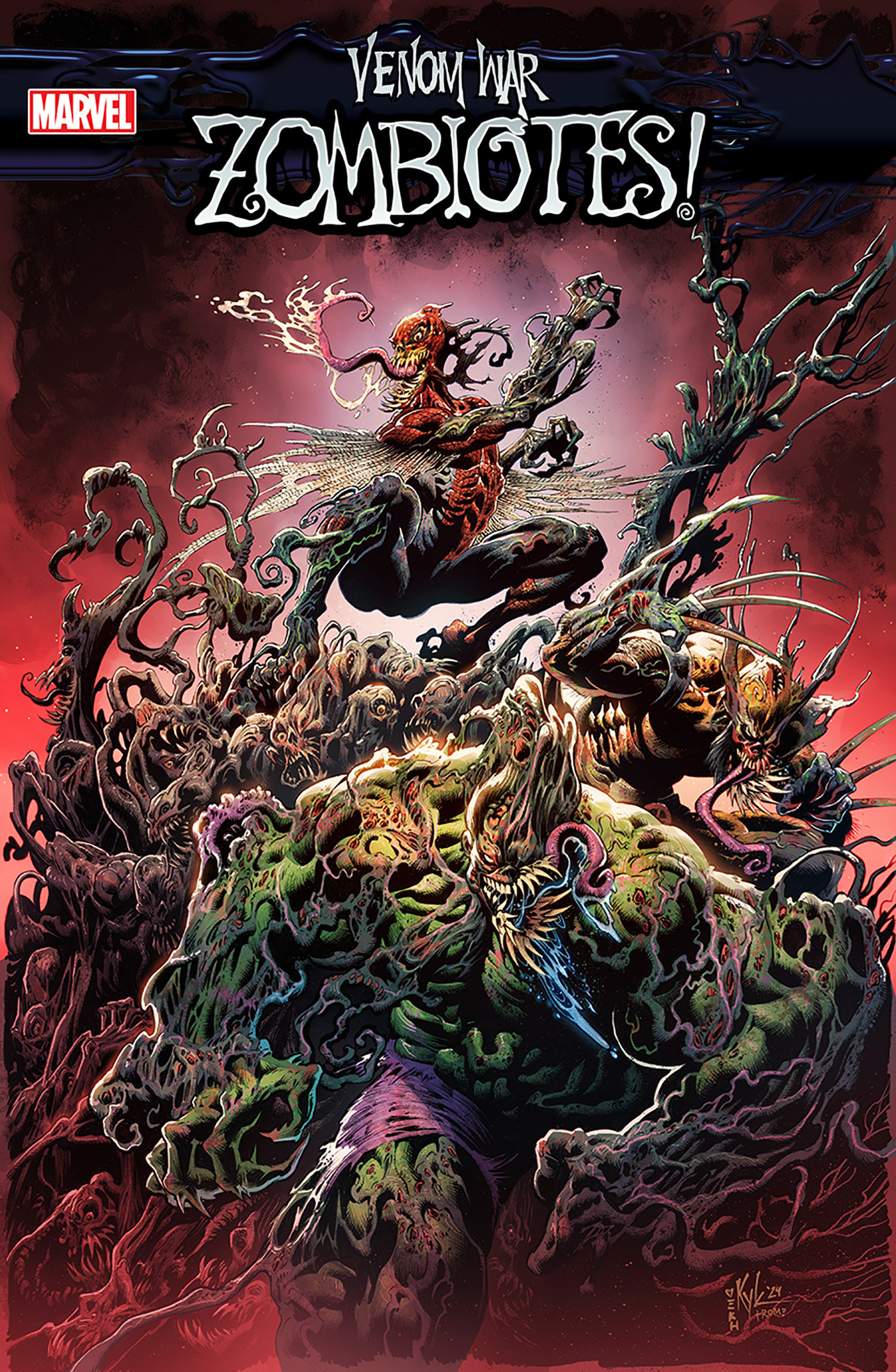 Venom War Zombiotes #2 Kyle Hotz Variant (Venom War)