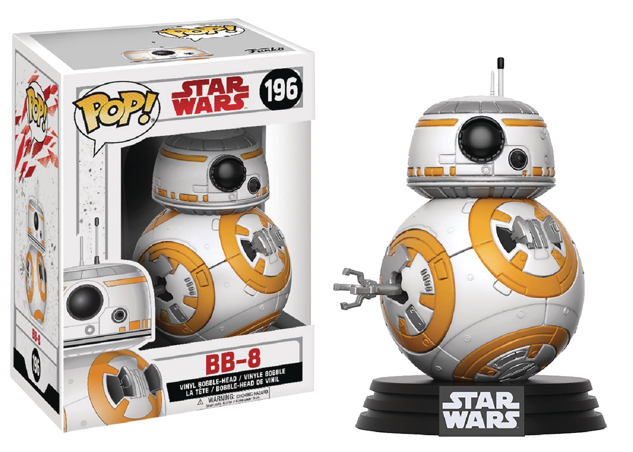 Pop Star Wars E8 BB-8 Vinyl Figure