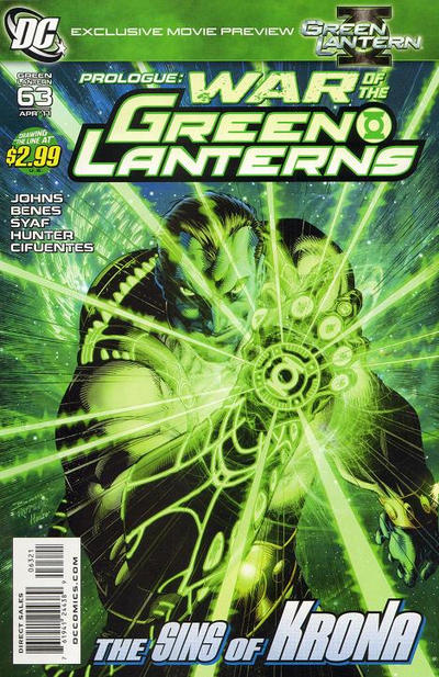 Green Lantern #63 Variant Edition (War of the Green Lanterns) (2005	)