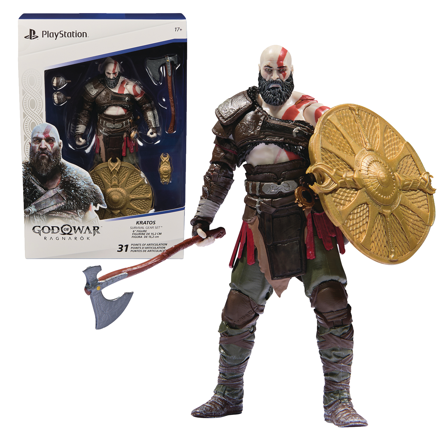 God of War Ragnarok Kratos 6 inch Action Figure