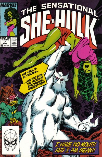 The Sensational She-Hulk #7-Very Fine