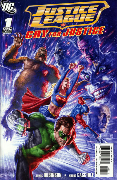 Justice League: Cry For Justice #1 [Right Side of Cover]-Near Mint (9.2 - 9.8)