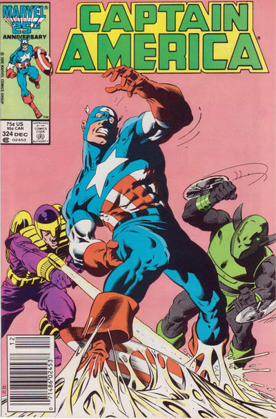 Captain America #324 [Newsstand]-Fine (5.5 – 7)