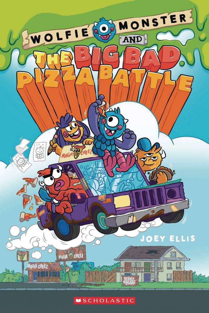 Wolfie Monster & Big Bad Pizza Battle Graphic Novel Volume 1