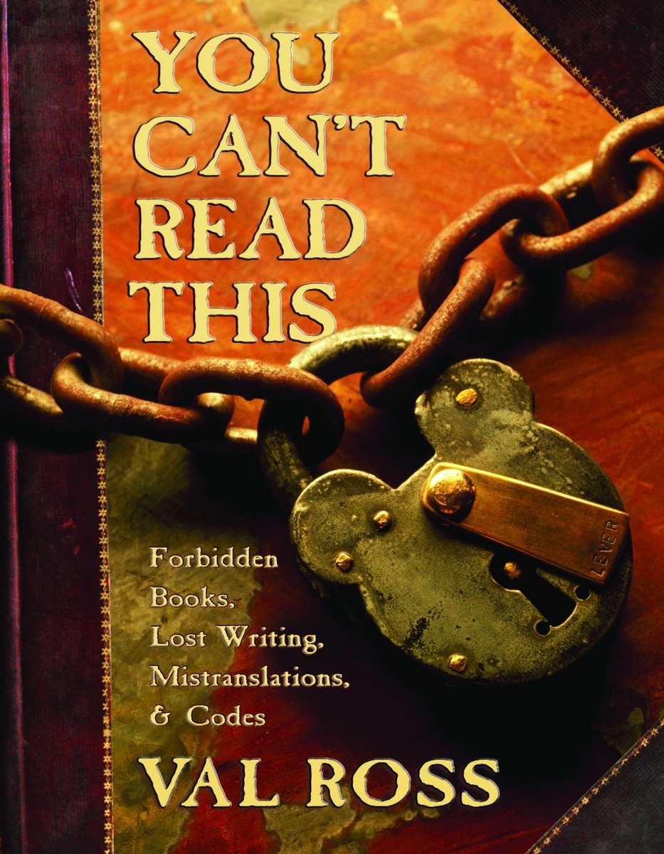 You Can'T Read This (Hardcover Book)