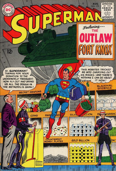 Superman #179 (1939)-Very Good (3.5 – 5)