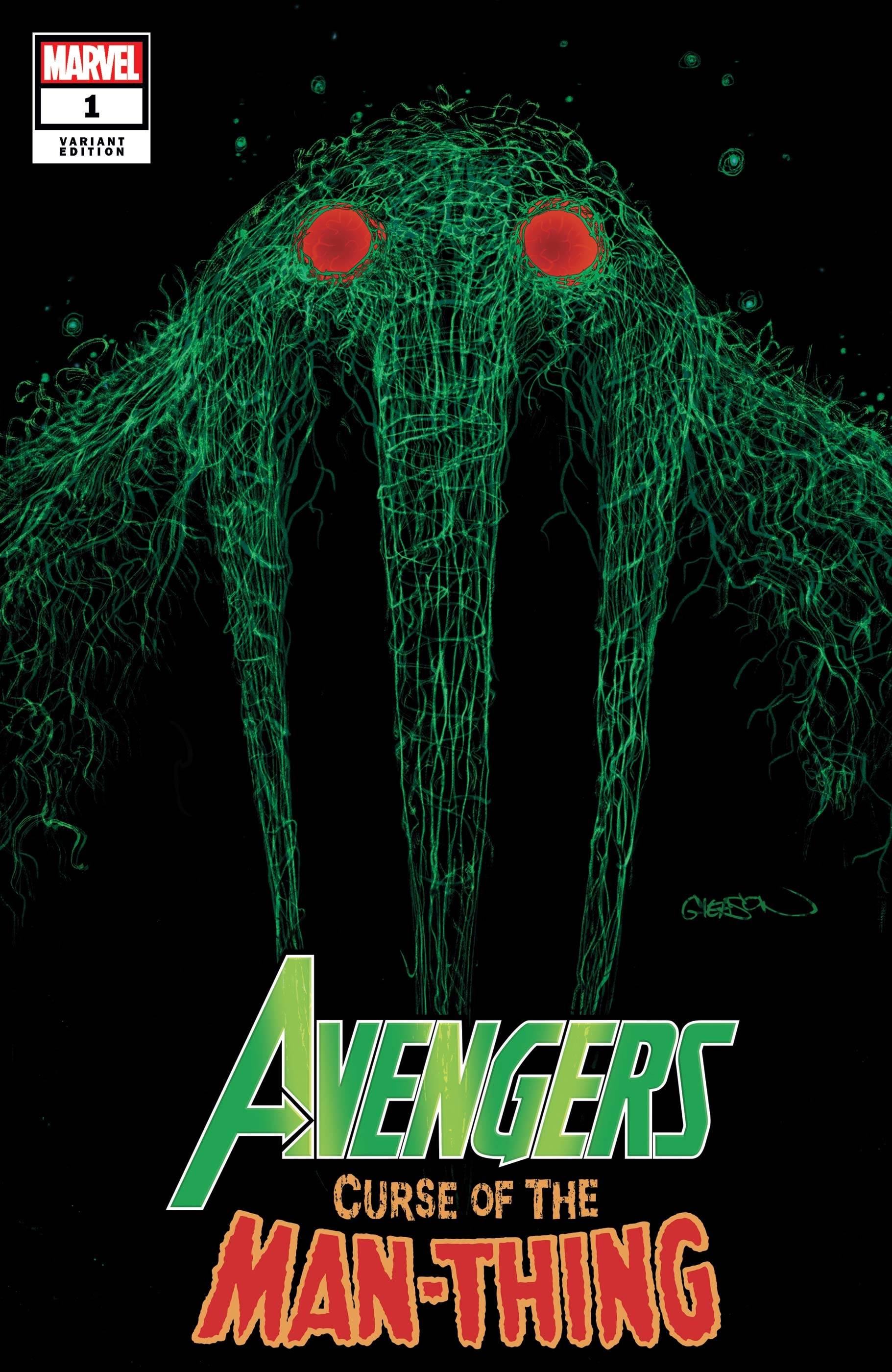 Avengers Curse Man-Thing #1 Gleason Webhead Variant