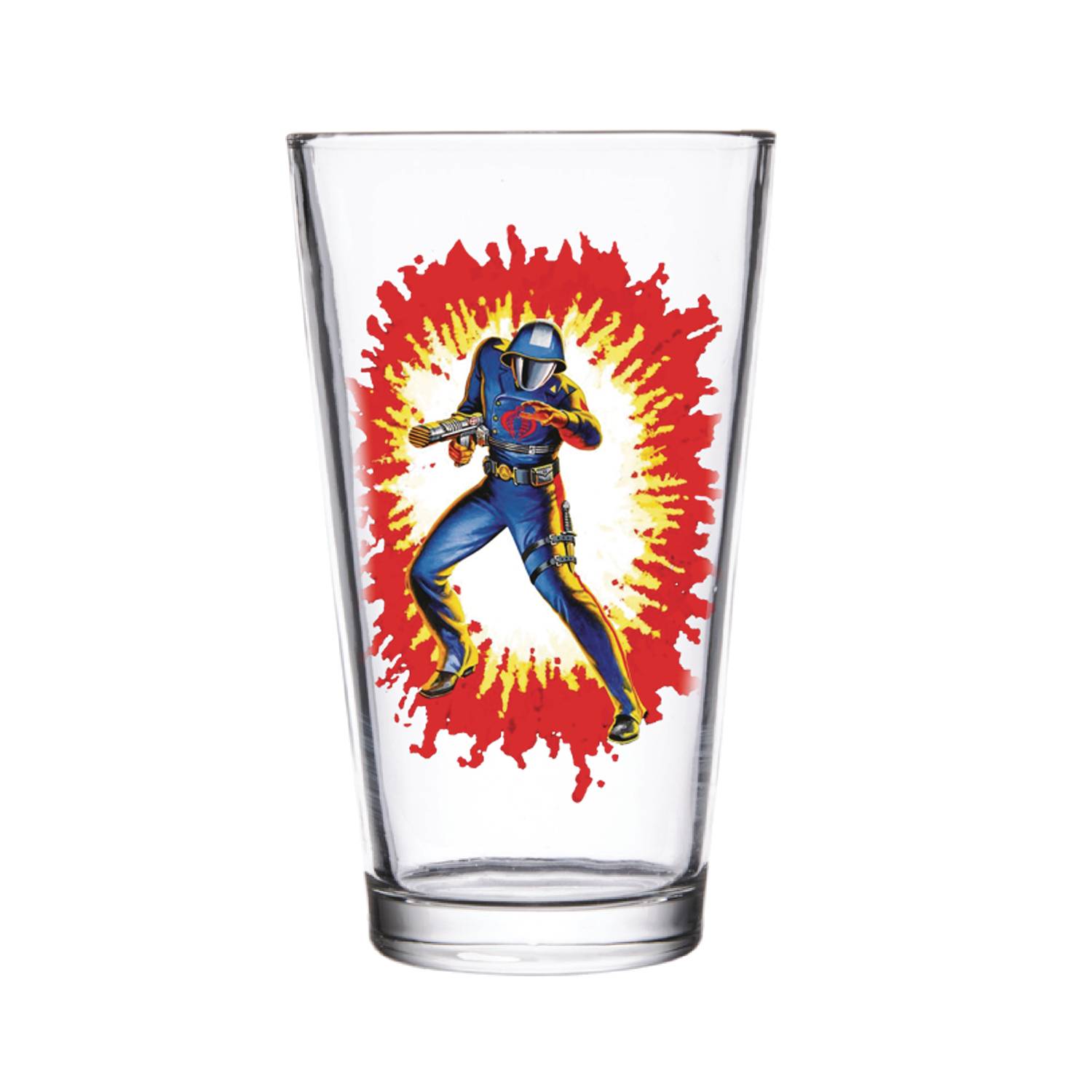 Super 7 GI Joe Cobra Commander Pint Glass