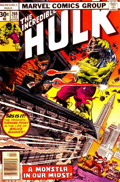 The Incredible Hulk #208 [Regular Edition]-Fine (5.5 – 7)