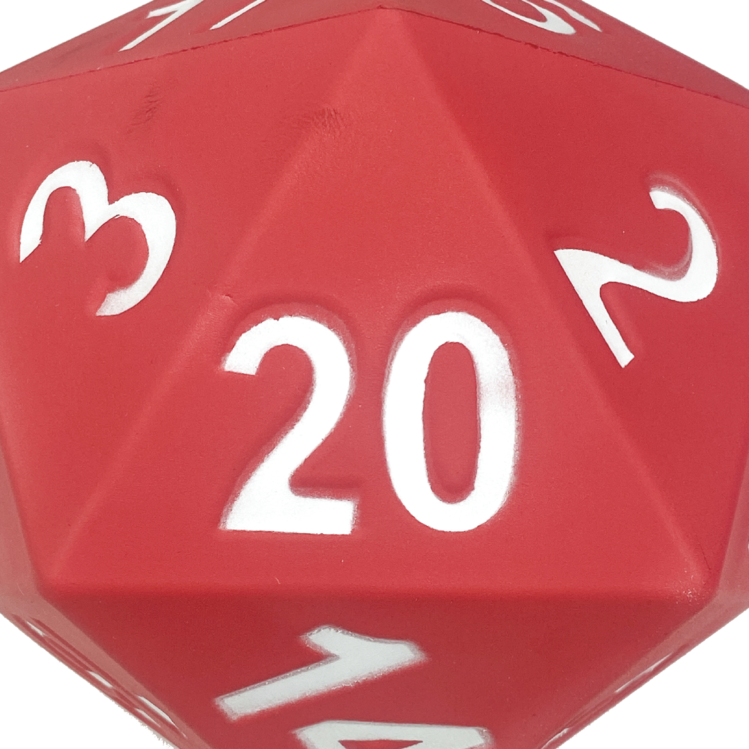 Red Foam 5in D20 Dice