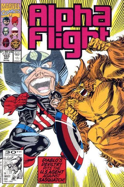 Alpha Flight #103-Near Mint (9.2 - 9.8)