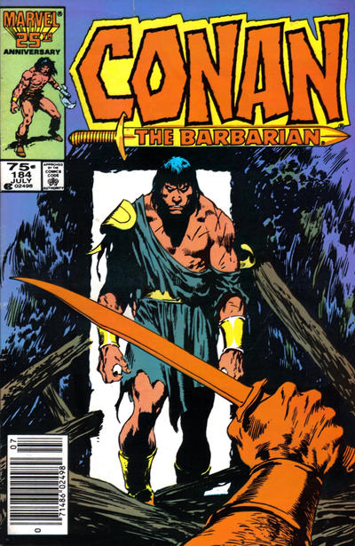 Conan The Barbarian #184 [Newsstand]-Very Good (3.5 – 5)