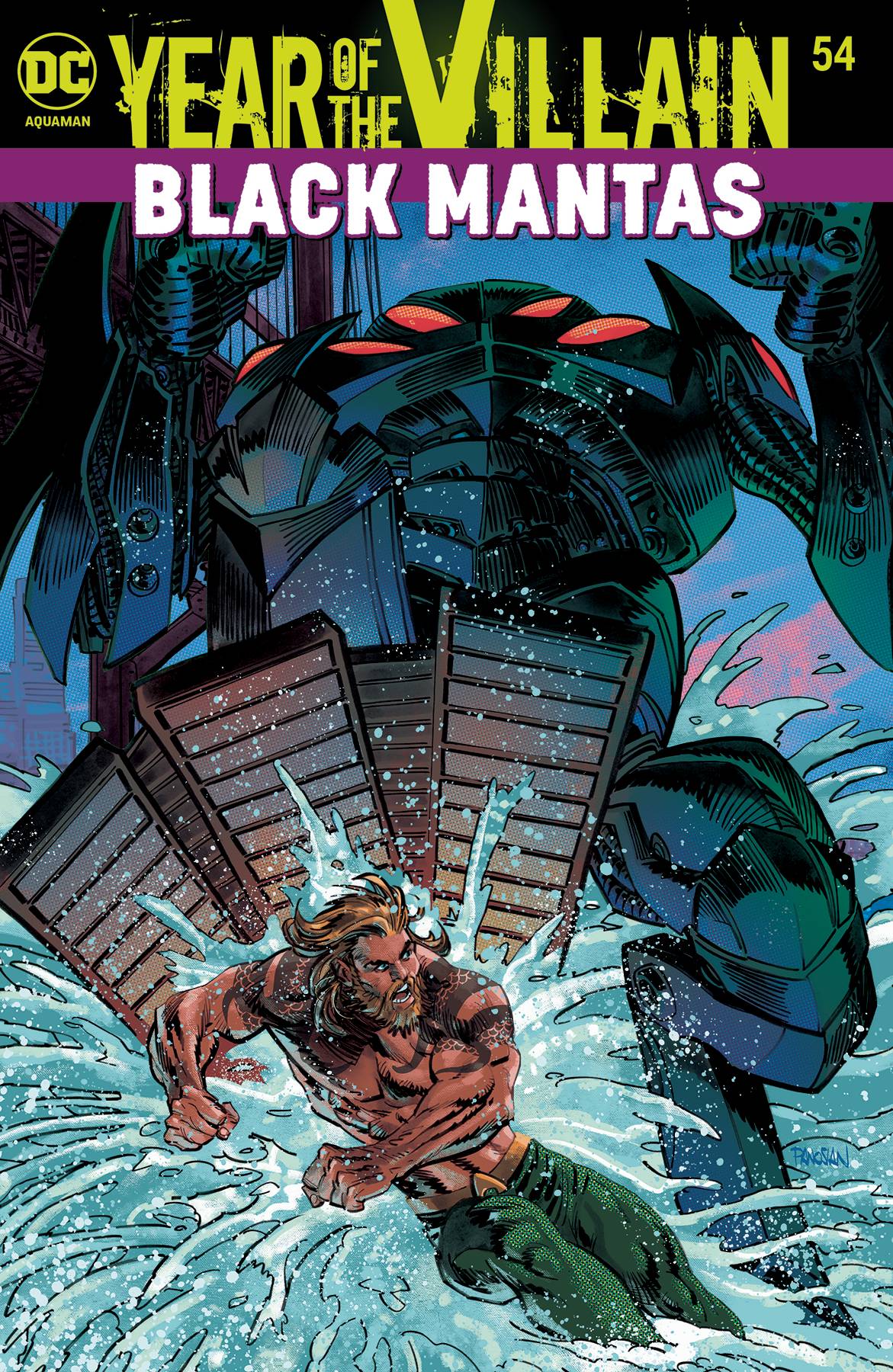 Aquaman #54 Year of the Villain Acetate (2016)