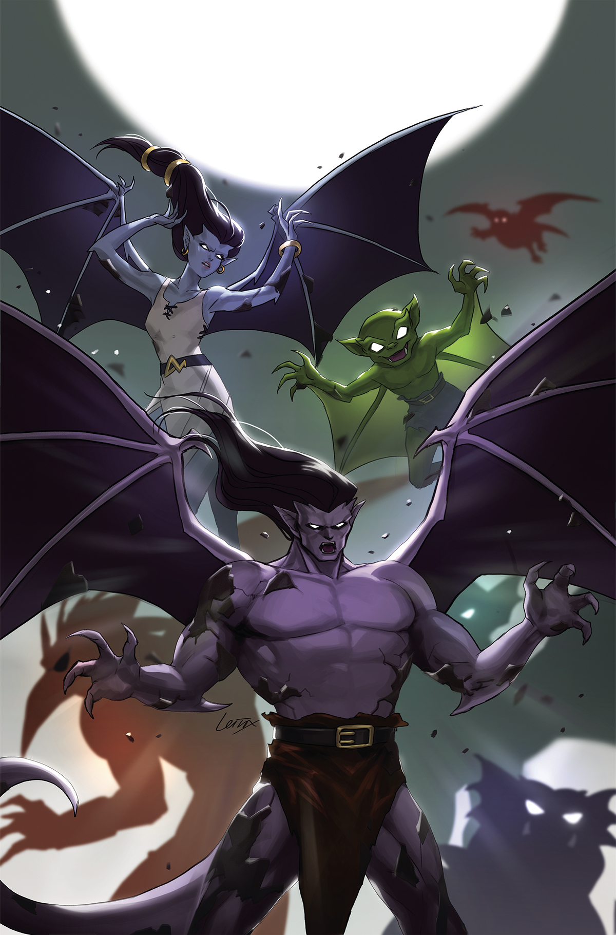 Gargoyles #12 Cover L 1 for 15 Incentive Leirix Virgin