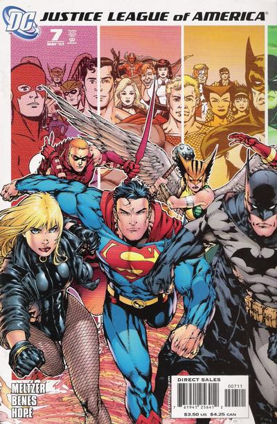 Justice League of America #7 [Left Side of Cover]