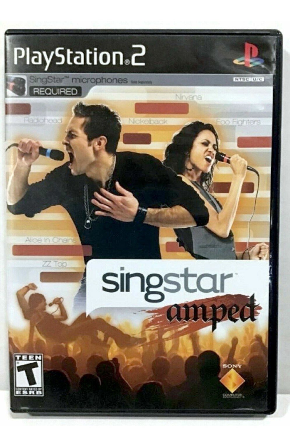 Playstation 2 Ps2 Singstar Amped
