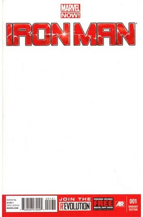 Iron Man #1 Blank Variant Now